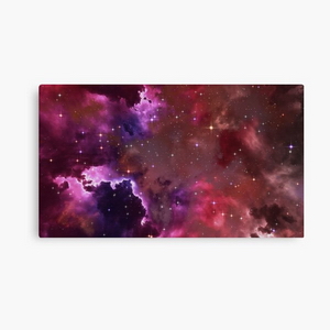Fantasy nebula cosmos sky in space with stars (Purple/Pink/Magenta)
 - Impressions sur toile