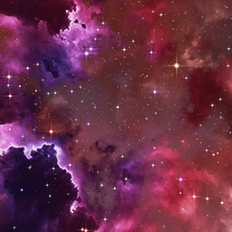 Fantasy nebula cosmos sky in space with stars (Purple/Pink/Magenta)
 - Space