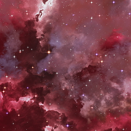 Fantasy nebula cosmos sky in space with stars (Purple/Pink/Magenta) - Espace
