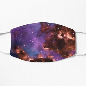 Fantasy nebula cosmos sky in space with stars (Red/Purple/Blue)