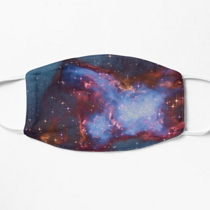 Fantasy nebula cosmos sky in space with stars (Blue) - Masks