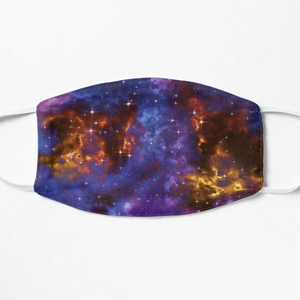 Fantasy nebula cosmos sky in space with stars (Blue/Purple/Red/Yellow) - Masks