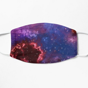 Fantasy nebula cosmos sky in space with stars (Blue/Purple/Red/Yellow/Pink) - Masques