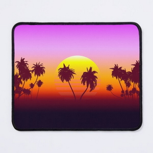 Palm Trees Sunset - Tapis de souris