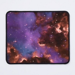 Fantasy nebula cosmos sky in space with stars (Red/Purple/Blue) - Mouse pads