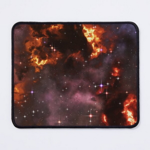 Fantasy nebula cosmos sky in space with stars (Purple/Yellow/Orange/Red) - Mouse pads