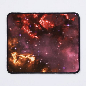 Fantasy nebula cosmos sky in space with stars (Purple/Yellow/Orange/Red/Magenta) - Mouse pads
