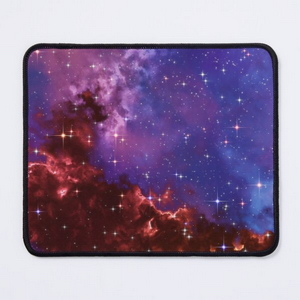 Fantasy nebula cosmos sky in space with stars (Blue/Purple/Red/Yellow/Pink) - Mouse pads