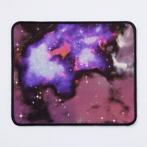 Fantasy nebula cosmos sky in space with stars (Purple/Blue/Magenta) - Tapis de souris