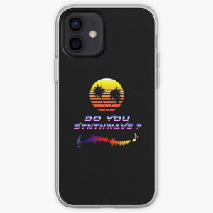 Do You Synthwave (with palm trees) - iPhone phone cases