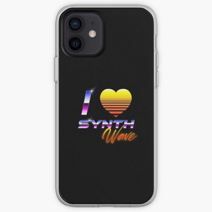 I Love Synthwave - iPhone phone cases