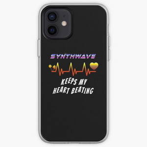 Synthwave keeps my heart beating - Coques pour téléphones portables iPhone