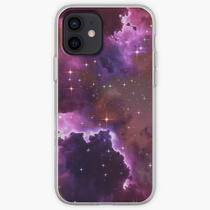 Fantasy nebula cosmos sky in space with stars (Purple/Pink/Magenta)
 - Coques pour téléphones portables iPhone