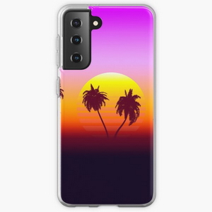 Palm Trees Sunset - Samsung phone cases