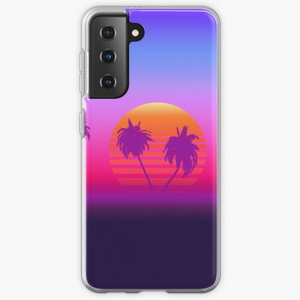 Palm Trees Sunset - Samsung phone cases