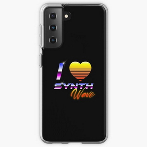 I Love Synthwave - Samsung phone cases