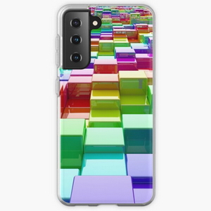 Rainbow Cubes - Coques pour téléphones portables Samsung