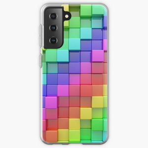Rainbow Cubes - Samsung phone cases