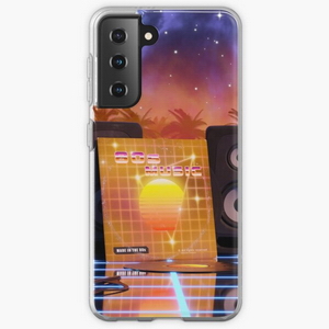 80s music in music land with palm trees - Samsung phone cases