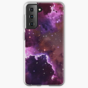 Fantasy nebula cosmos sky in space with stars (Purple/Pink/Magenta)
 - Samsung phone cases