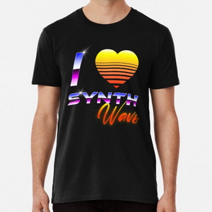 I Love Synthwave - T-shirts