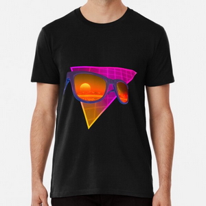 Sunglasses in space (Purple) - T-shirts