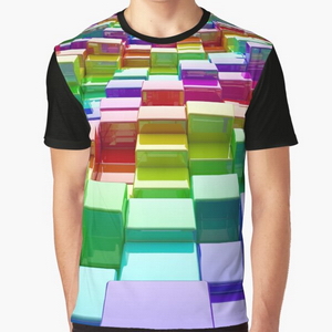 Rainbow Cubes - T-shirts