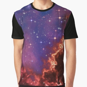 Fantasy nebula cosmos sky in space with stars (Blue/Purple/Red/Yellow/Pink) - T-shirts
