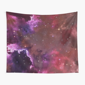 Fantasy nebula cosmos sky in space with stars (Purple/Pink/Magenta)
 - Tapestry